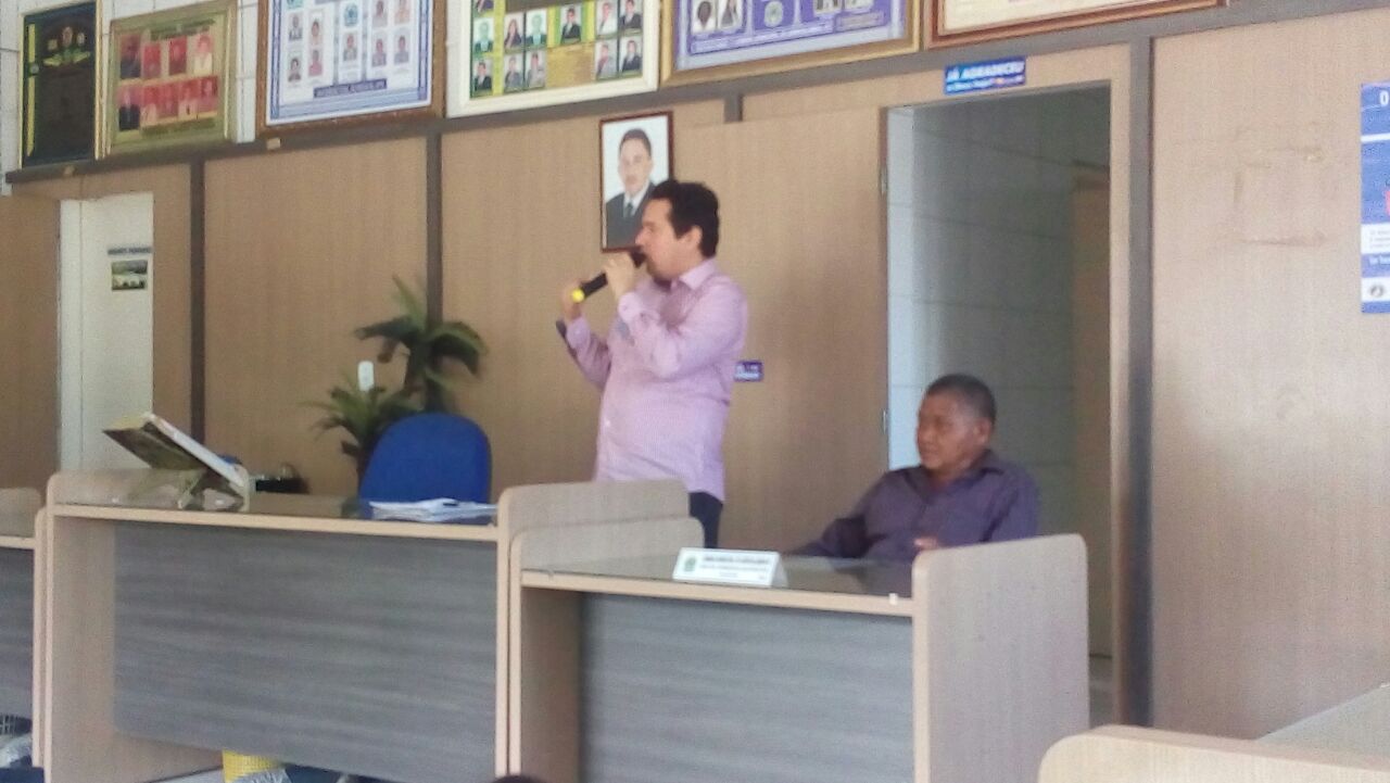 Palestra com o promotor de Justiça Drº. Nielsen Lima sobre a Mini Reforma Política